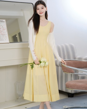 France style shawl was white coat 2pcs set