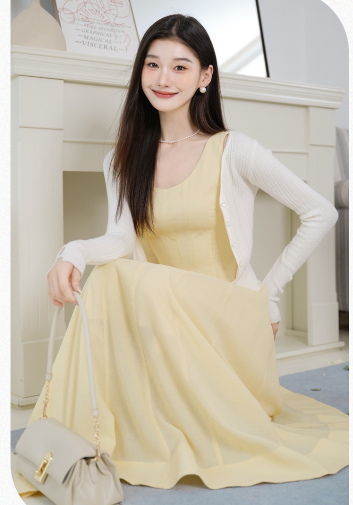 France style shawl was white coat 2pcs set