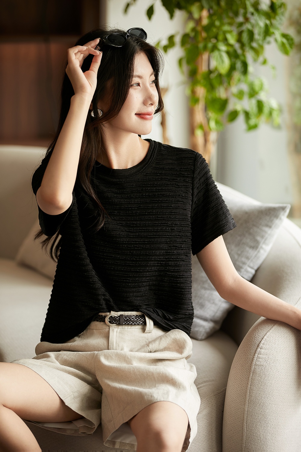 Short sleeve T-shirt summer tops