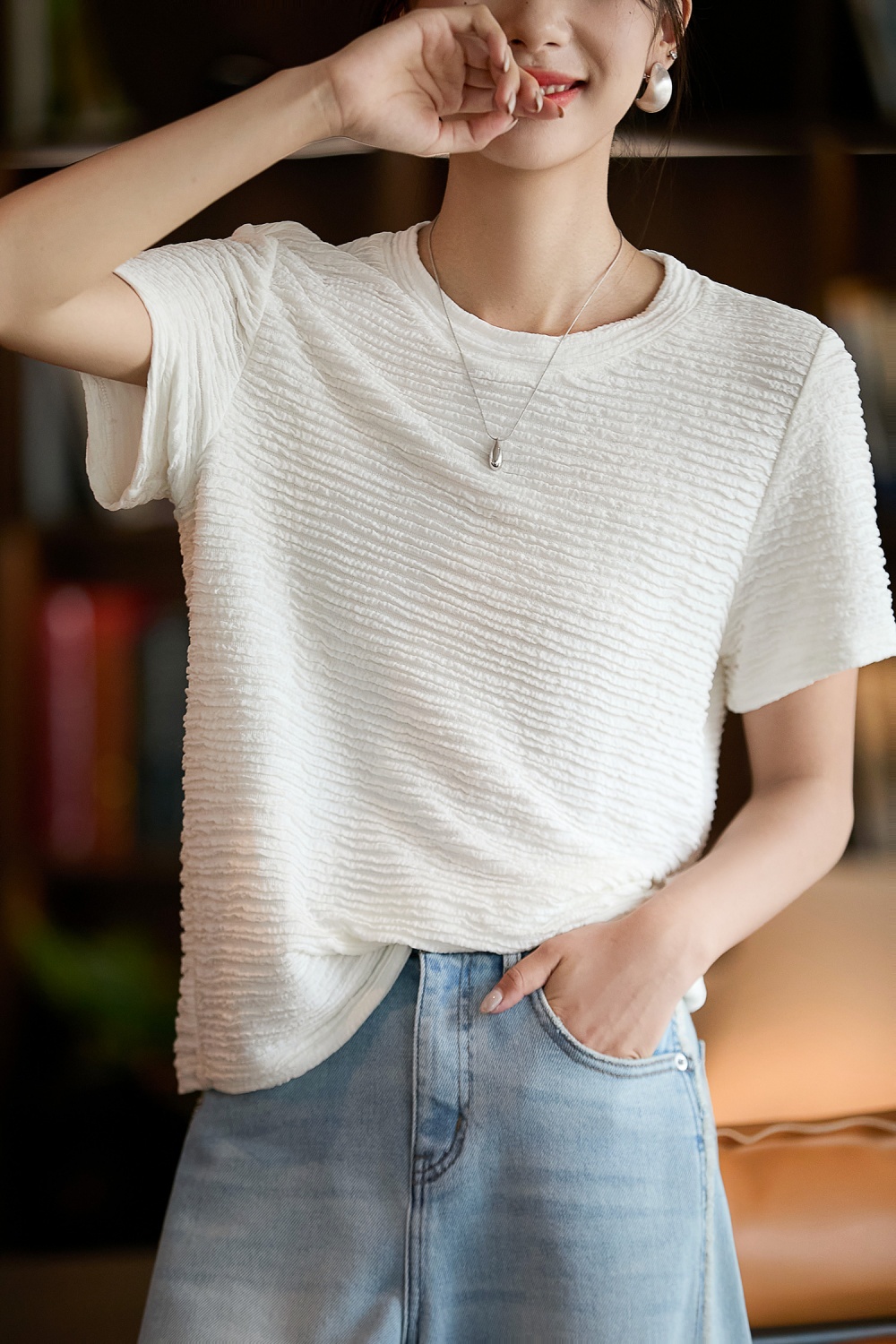 Short sleeve T-shirt summer tops