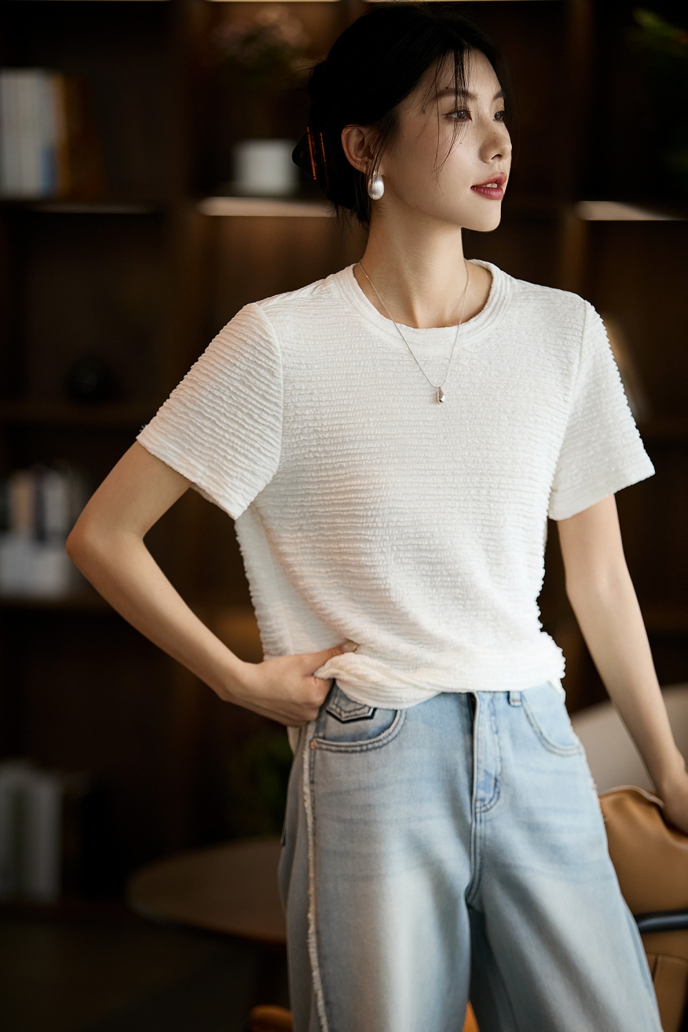 Short sleeve T-shirt summer tops
