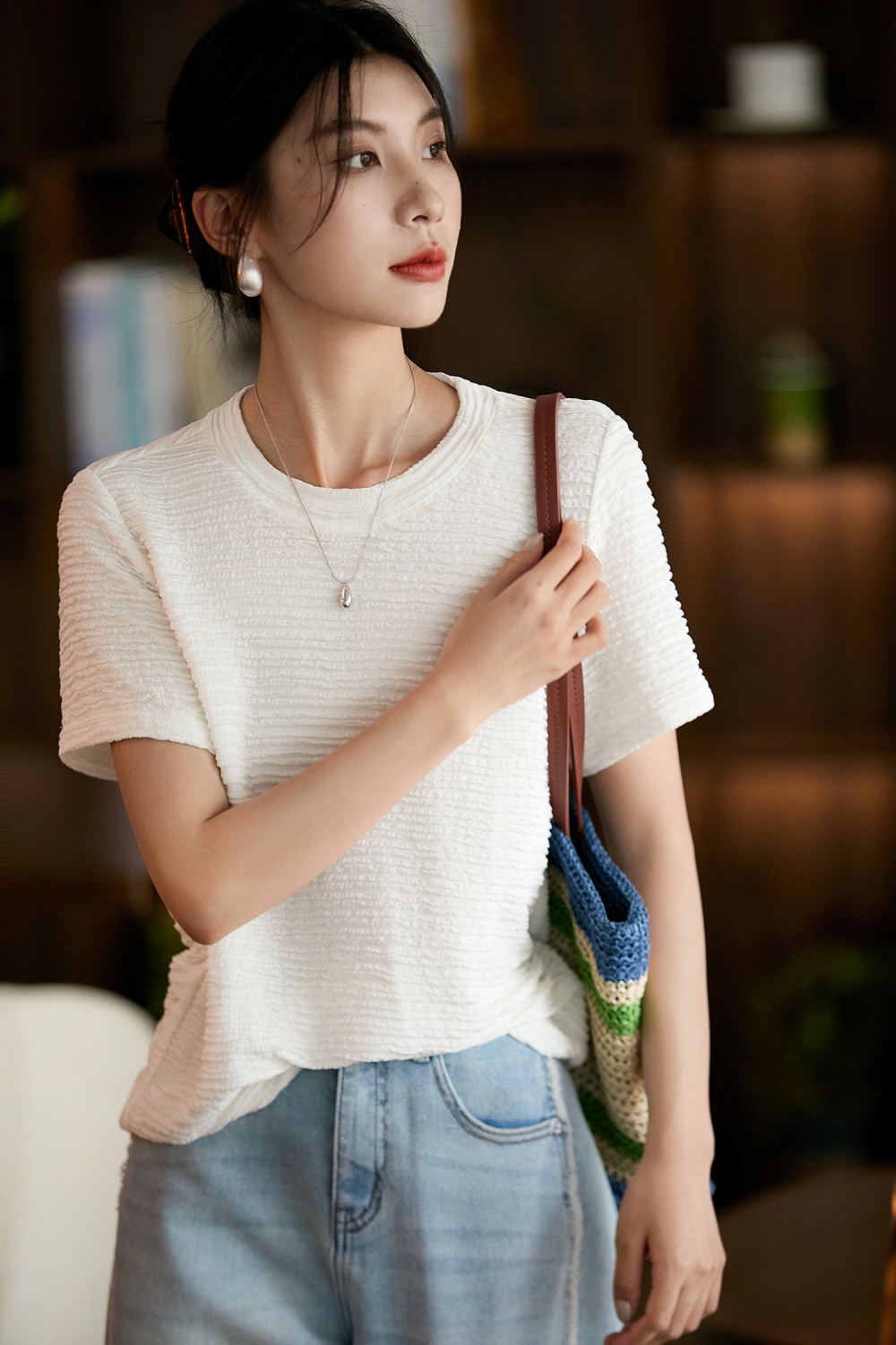 Short sleeve T-shirt summer tops