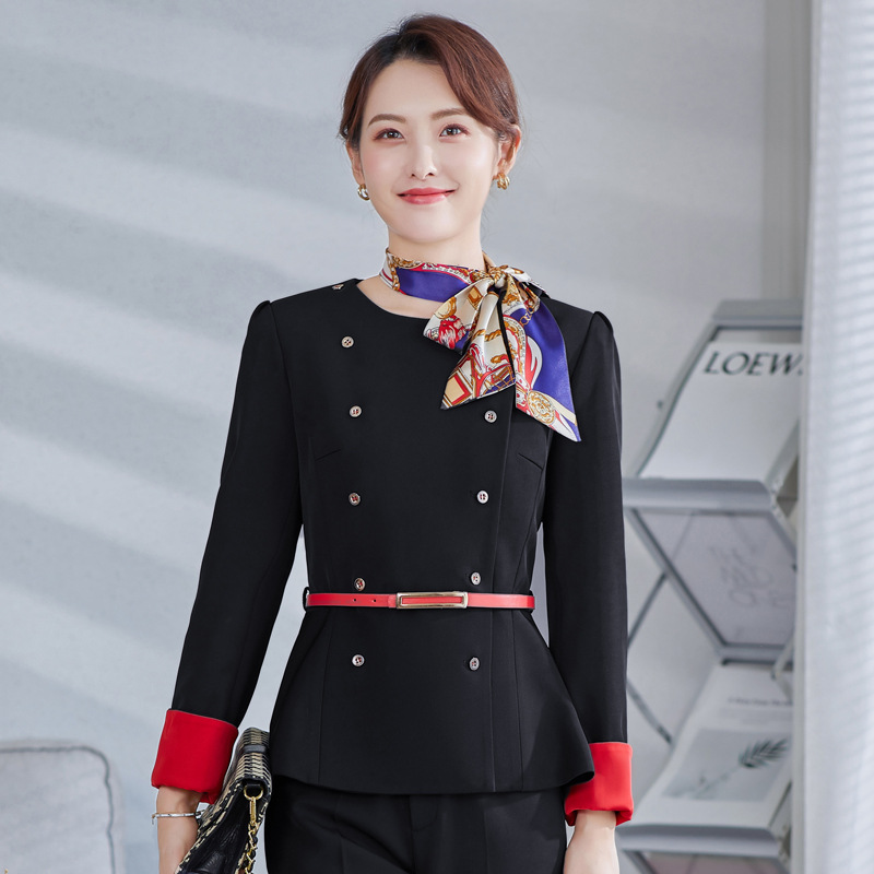 Fashion temperament coat autumn uniform a set for women