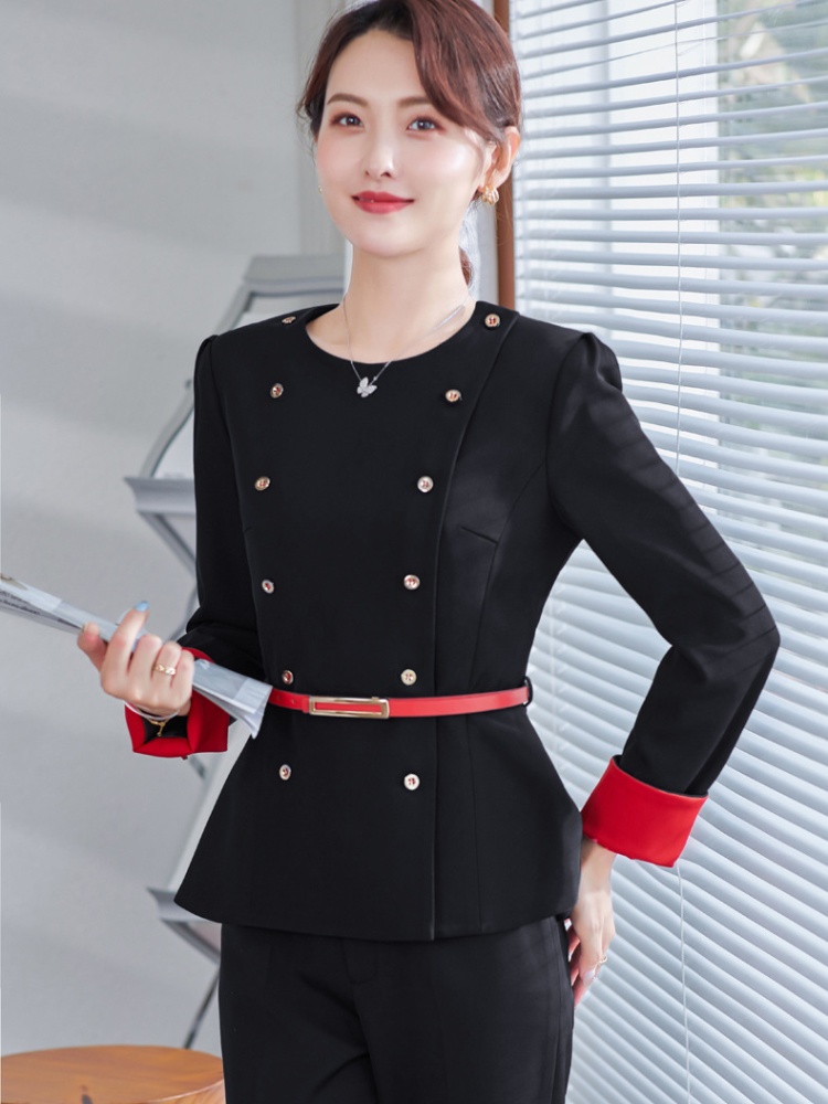 Fashion temperament coat autumn uniform a set for women