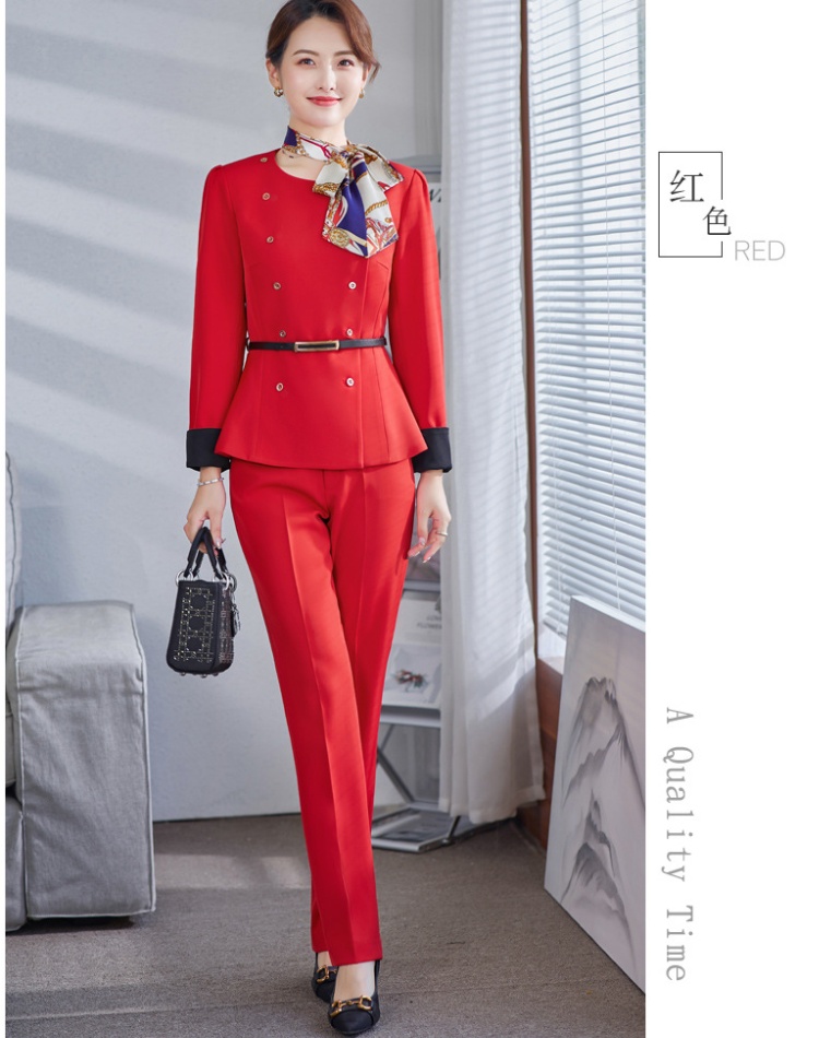 Fashion temperament coat autumn uniform a set for women