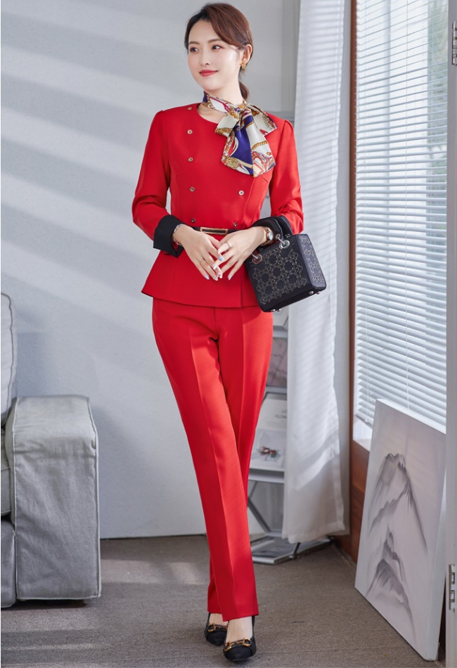 Fashion temperament coat autumn uniform a set for women
