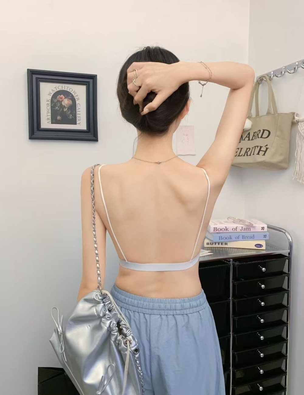 Integrated shoulder strap sling summer geometry vest