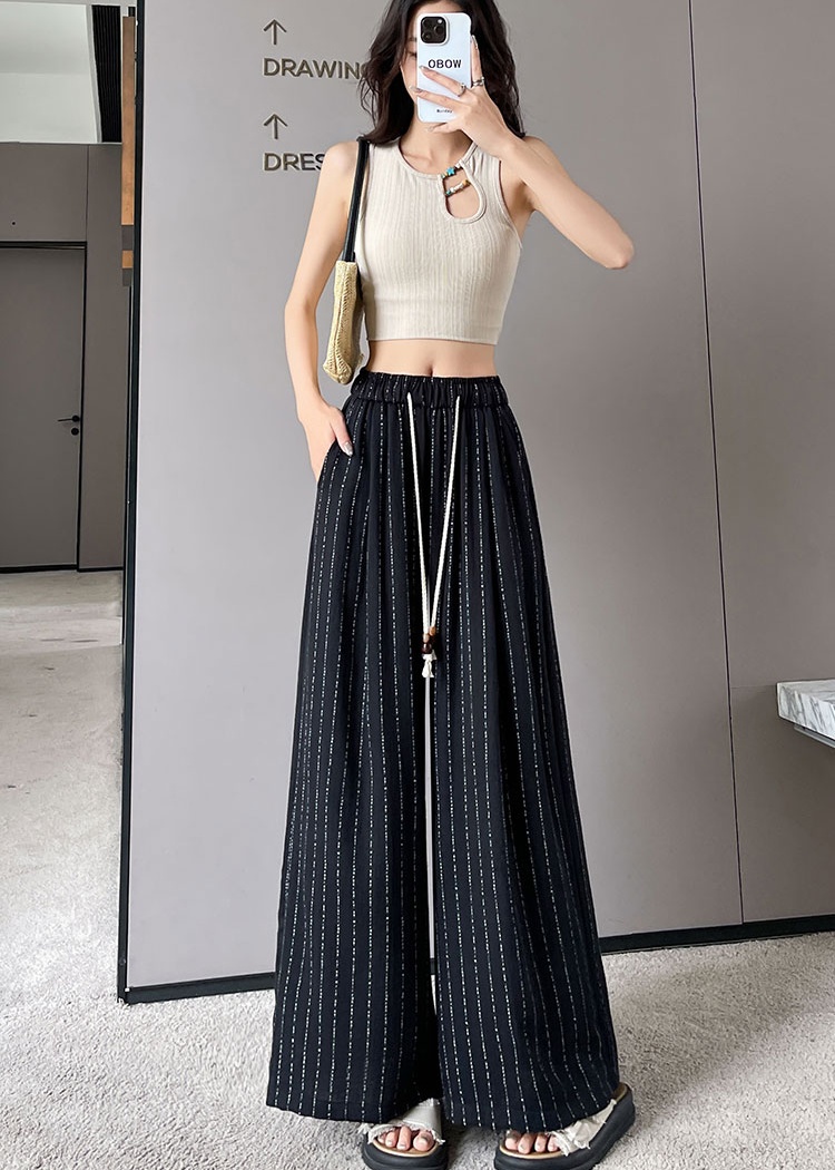 Sunscreen straight pants mopping wide leg pants