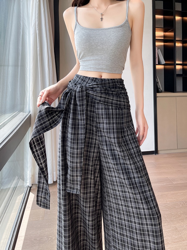 All-match wide leg pants long pants for women