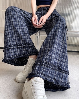 All-match Casual wide leg pants slim drape long pants