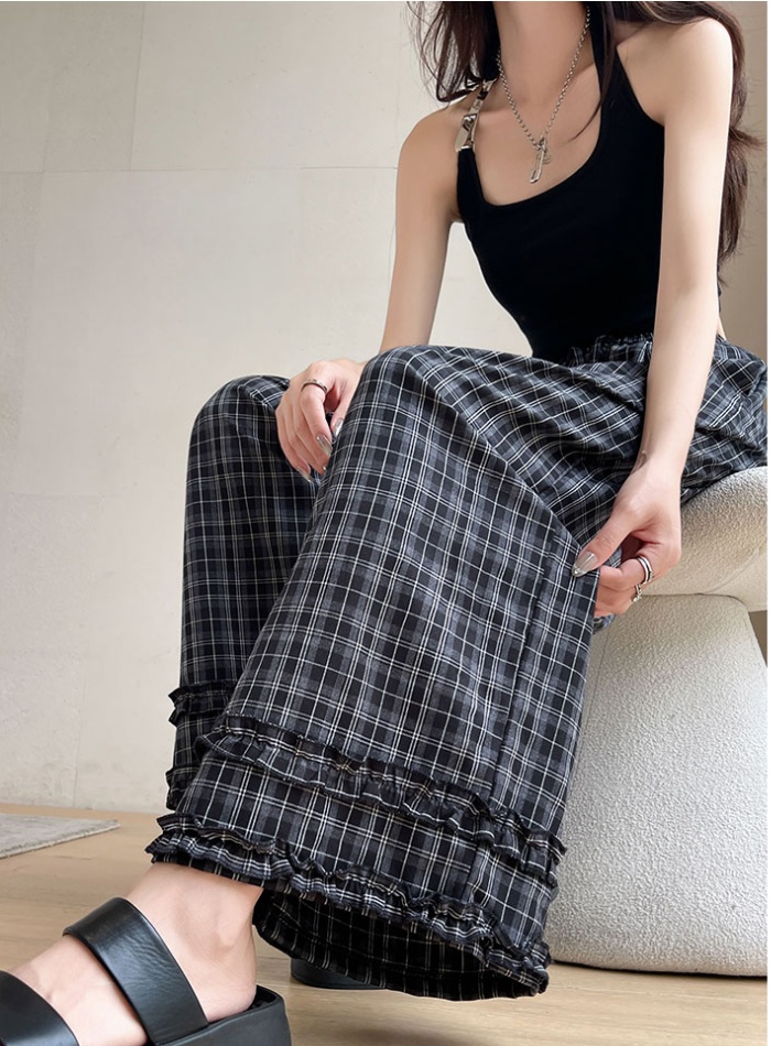 All-match Casual wide leg pants slim drape long pants