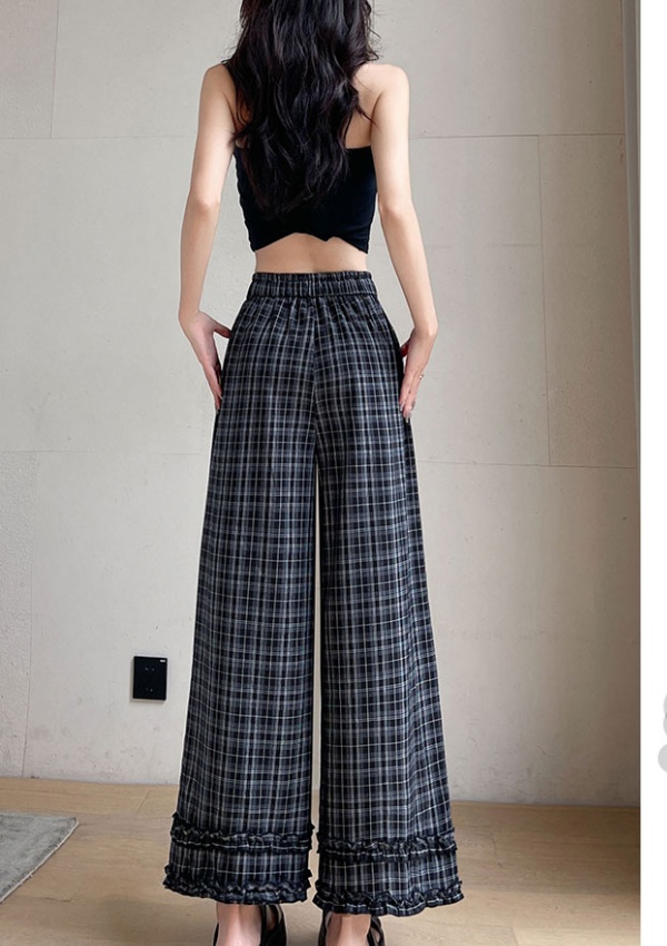 All-match Casual wide leg pants slim drape long pants