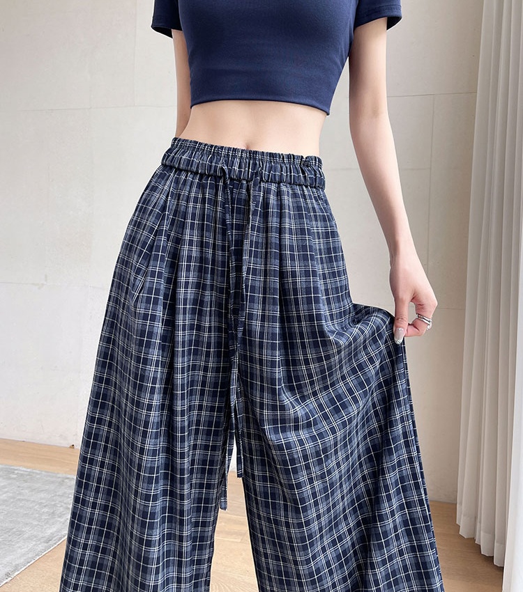 All-match Casual wide leg pants slim drape long pants