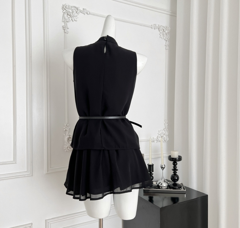 France style skirt ladies tops 2pcs set for women