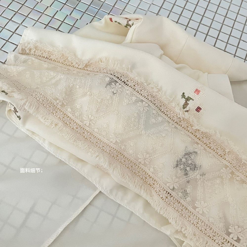Splice embroidered cheongsam retro dress for women