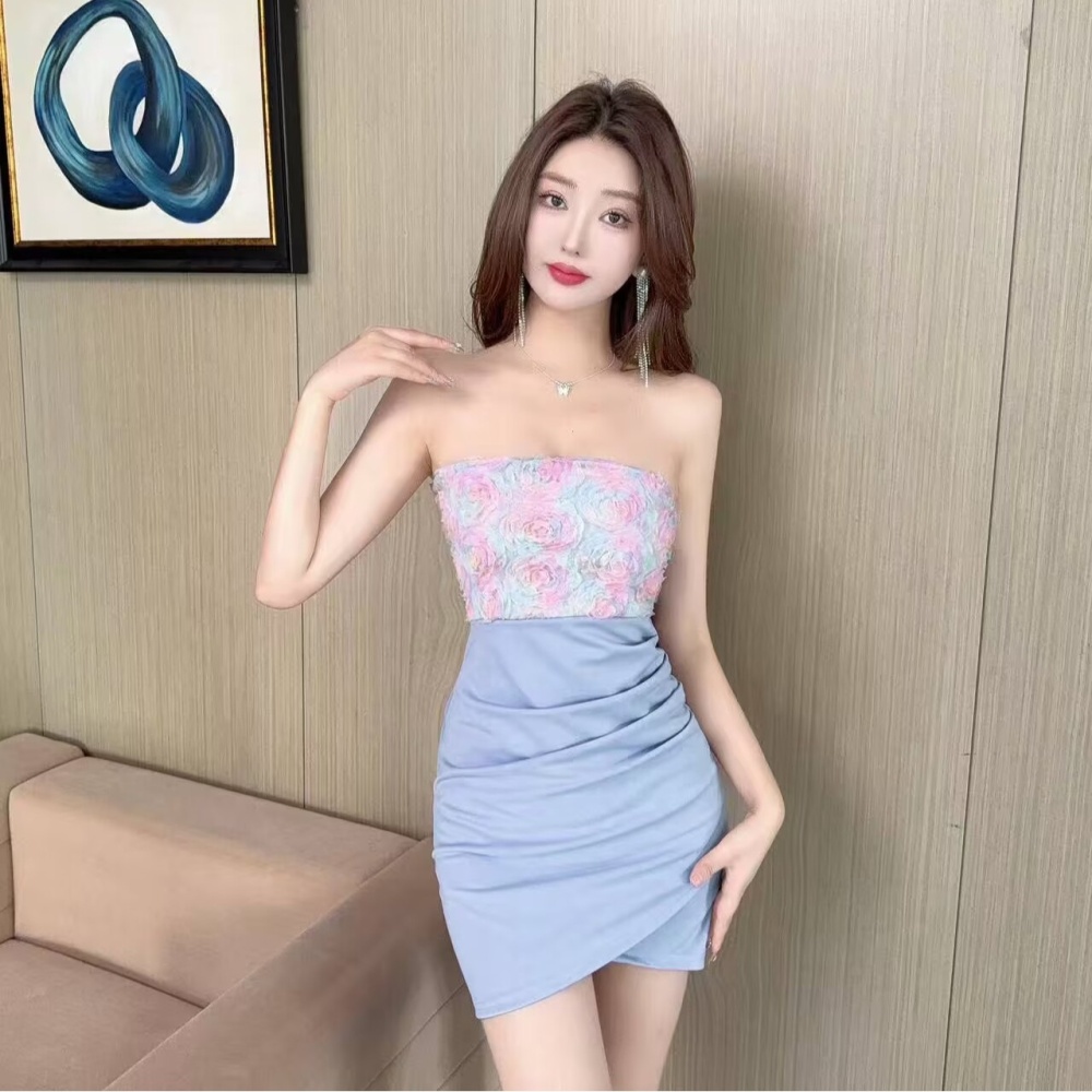 Spicegirl sling package hip sexy jacquard dress for women