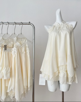 Chinese style short skirt loose skirt a set
