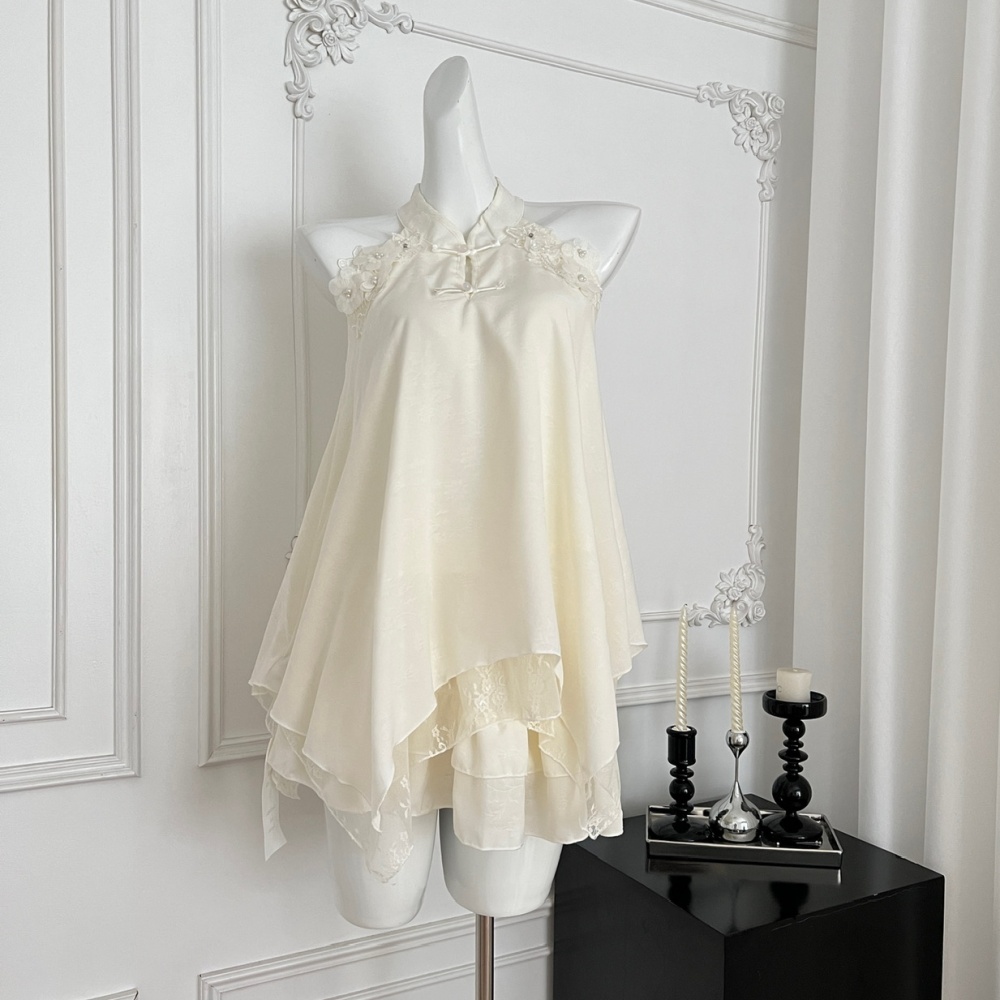 Chinese style short skirt loose skirt a set