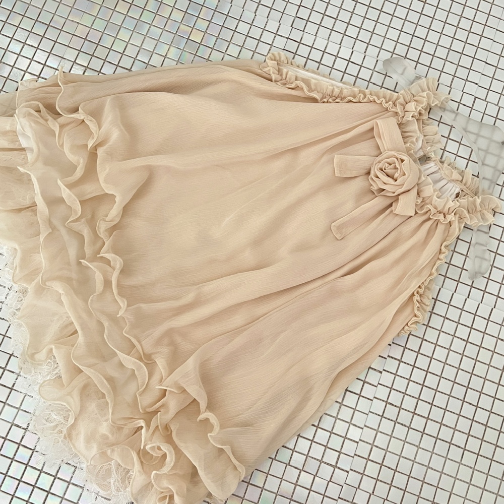 Summer Korean style sleeveless swan dress for women
