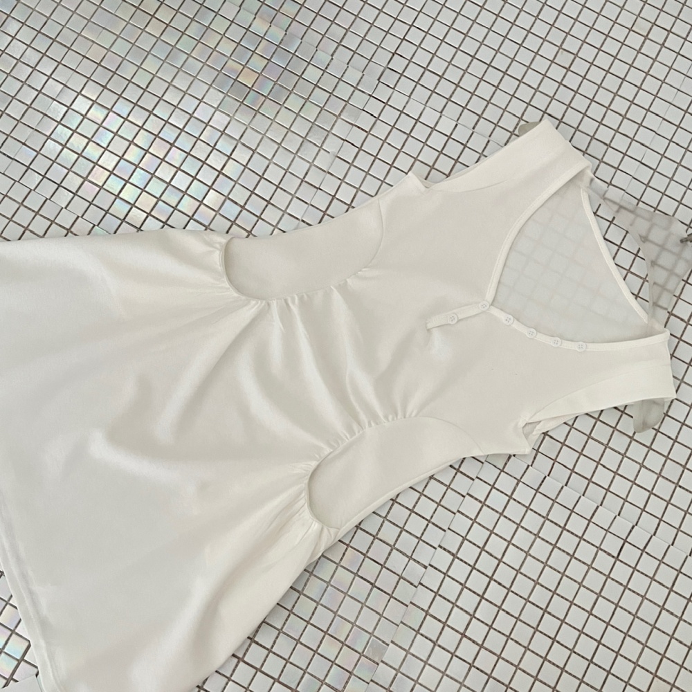 Summer relaxed dress slim elasticity T-back