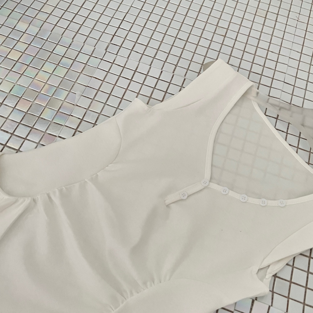 Summer relaxed dress slim elasticity T-back