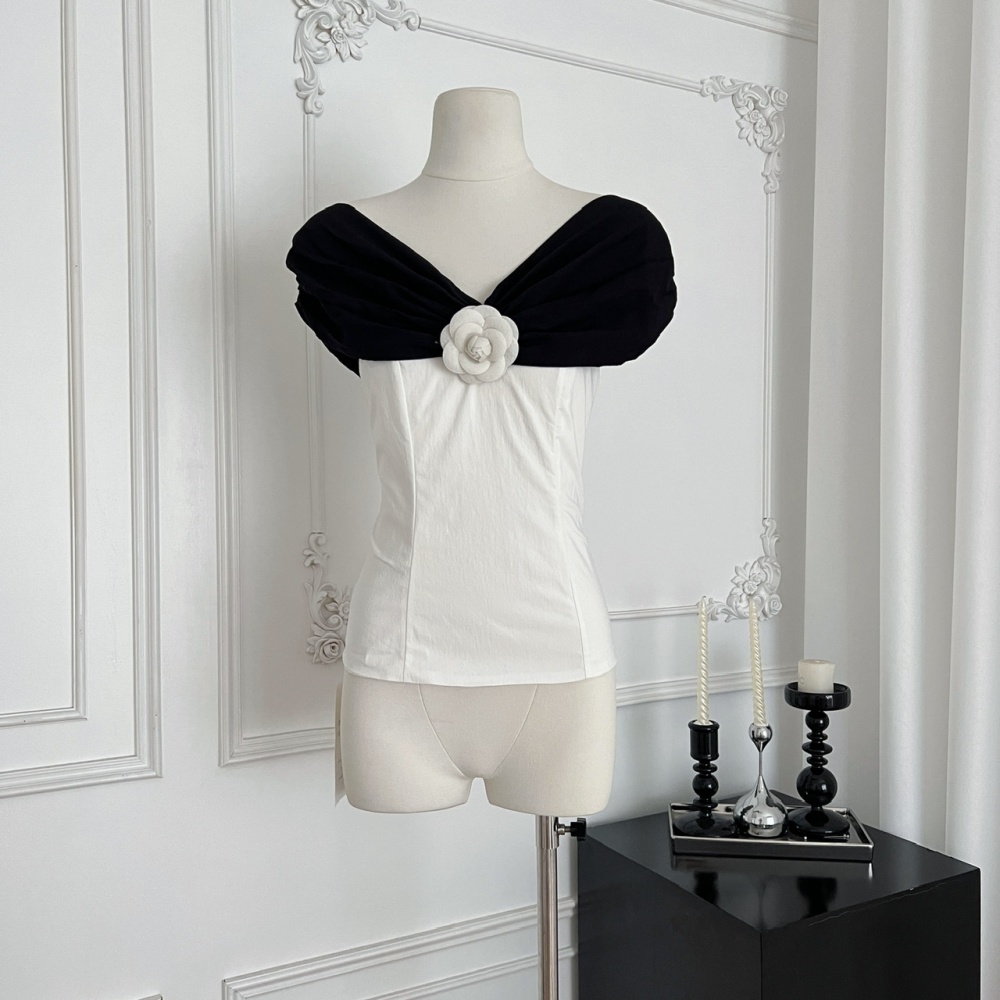 Wrapped chest colors swan mixed colors tops