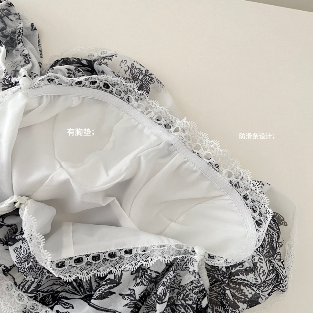 Package hip slim T-back square collar dress for women