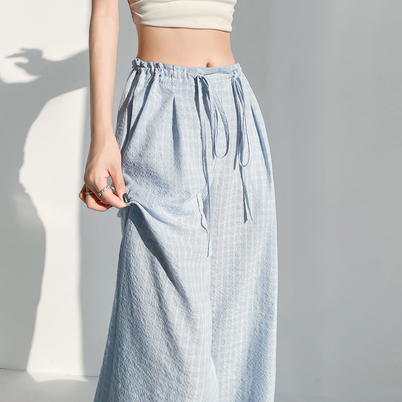 Slim casual pants lazy wide leg pants for women