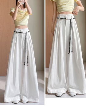 Summer wide leg pants business suit for women
