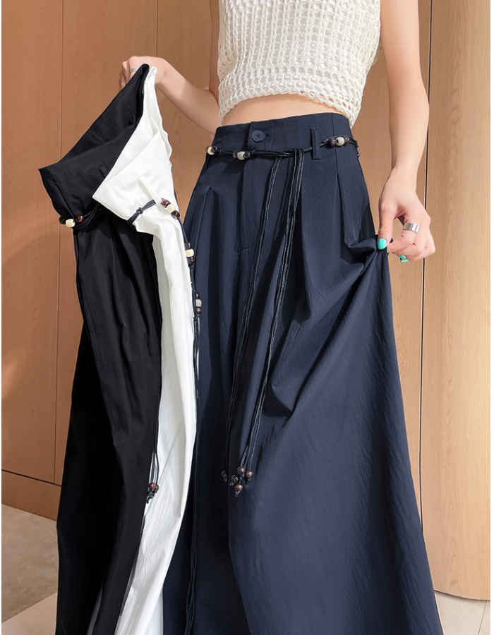 Summer wide leg pants business suit for women