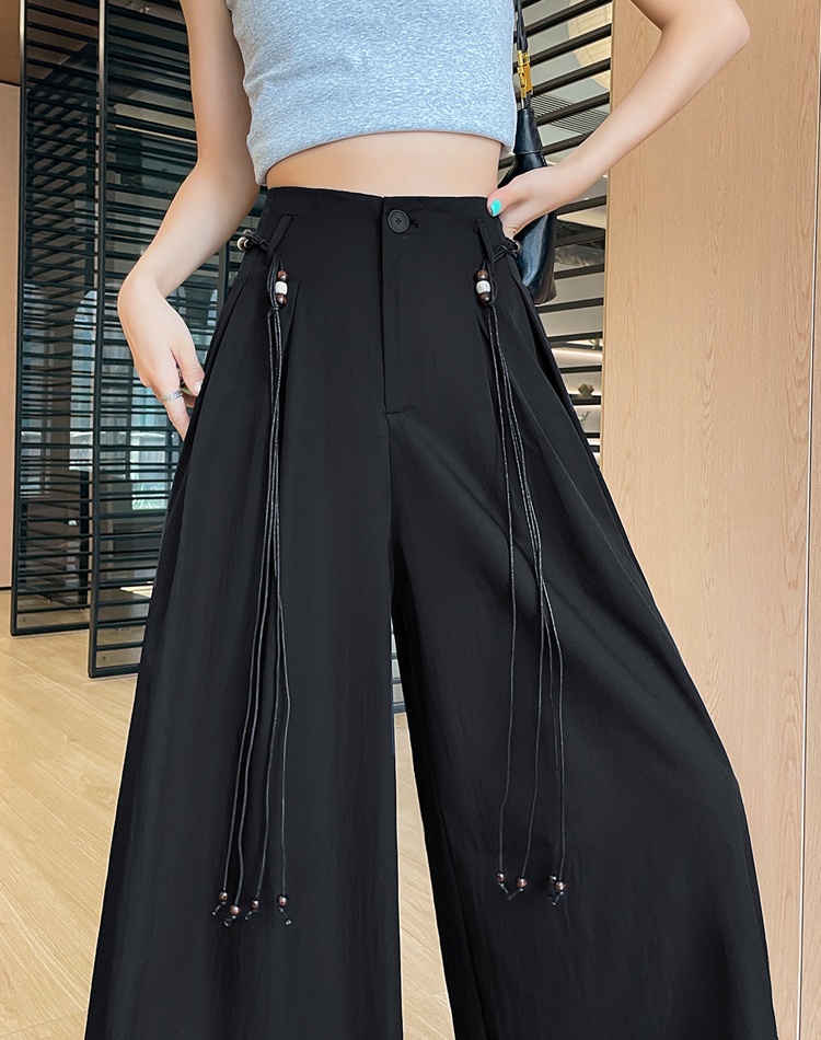 Summer wide leg pants business suit for women