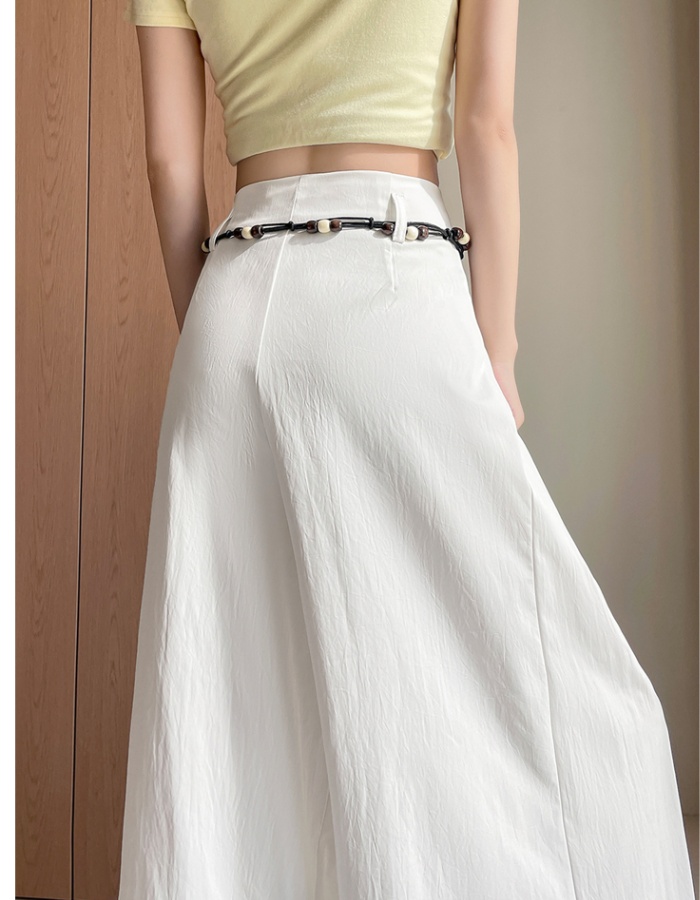 Summer wide leg pants business suit for women