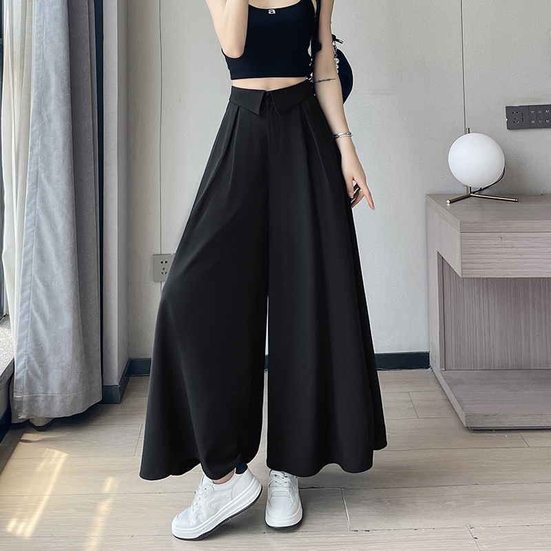 Big culottes lazy wide leg pants for women