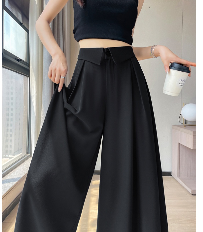 Big culottes lazy wide leg pants for women