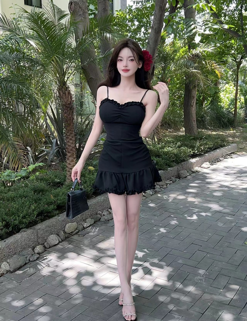 Refinement T-back light luxury dress for women
