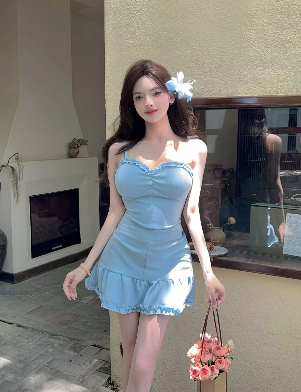 Refinement T-back light luxury dress for women