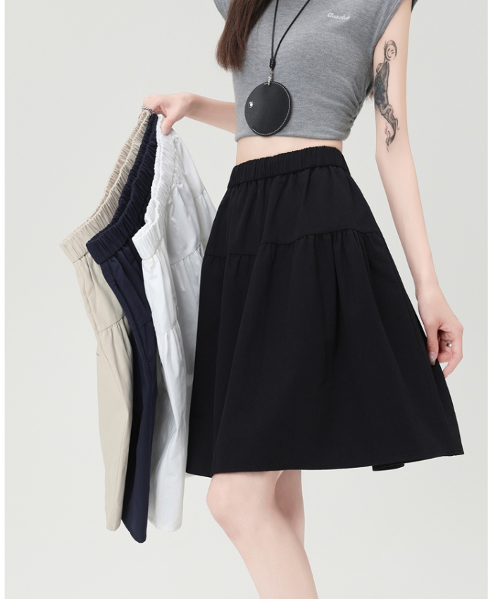Elastic all-match short skirt slim Casual skirt for women