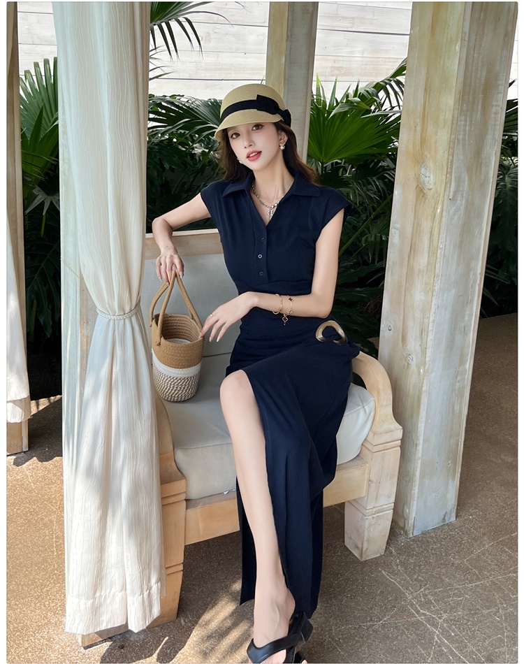 Korean style lazy tops slim skirt 2pcs set