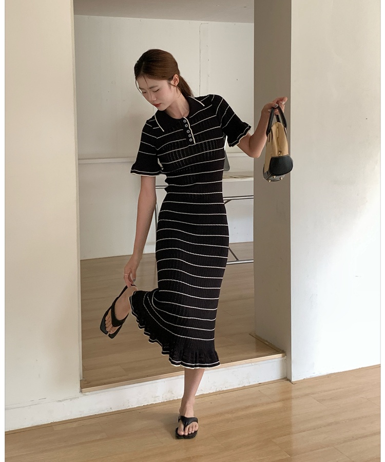 France style Korean style temperament dress
