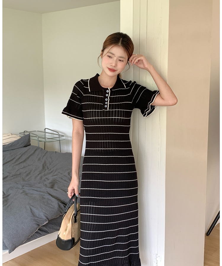 France style Korean style temperament dress