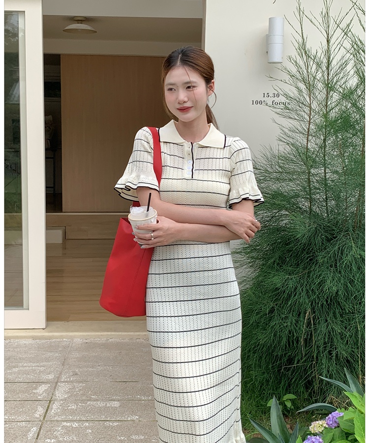 France style Korean style temperament dress