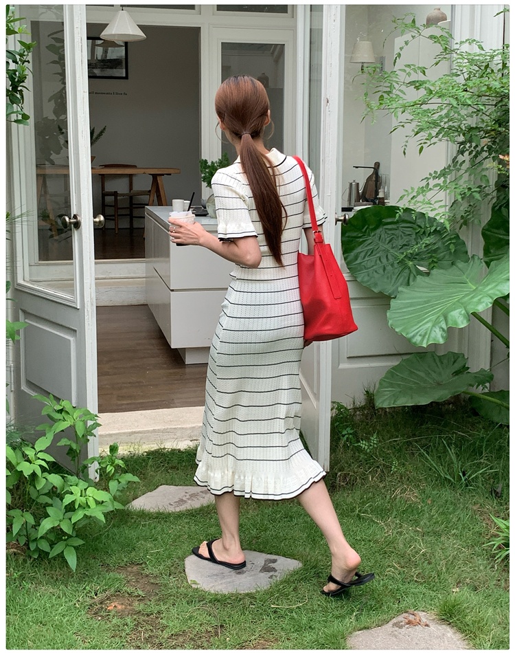 France style Korean style temperament dress