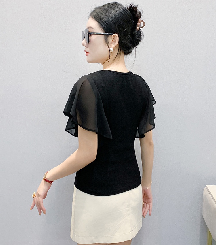 Elegant tops Western style T-shirt for women