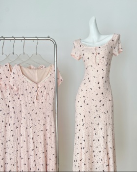 Maiden enticement Korean style bow dress
