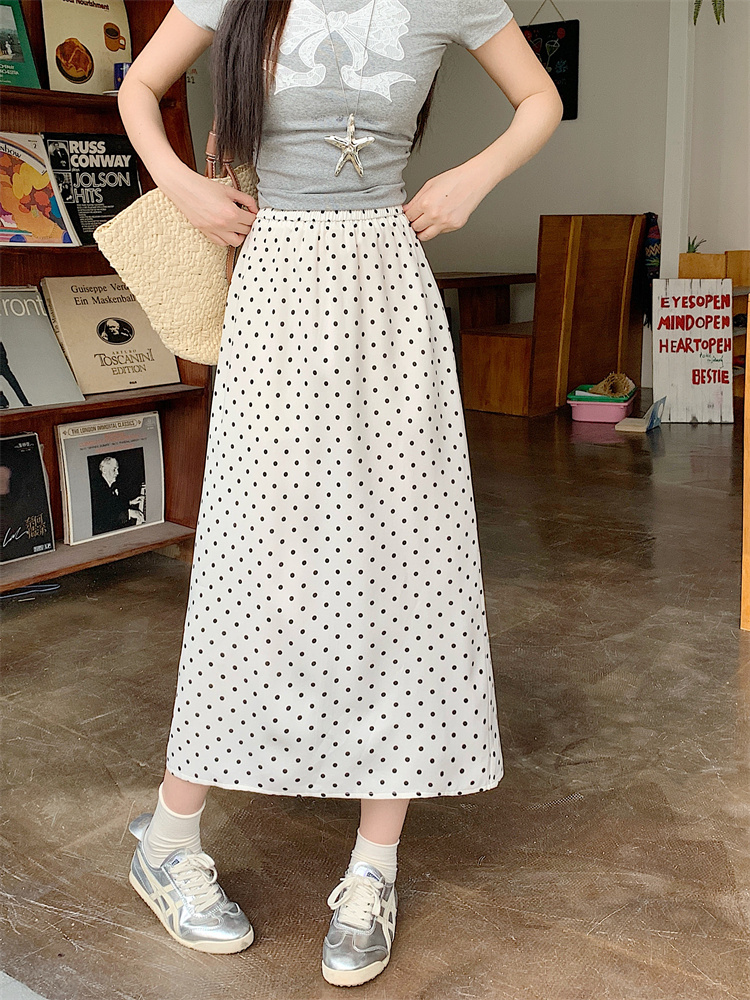 Thin after the split Casual summer skirt for women
