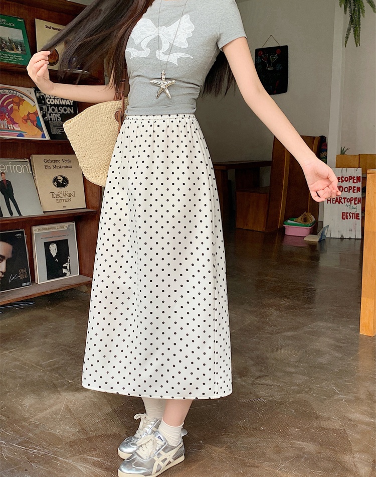 Thin after the split Casual summer skirt for women