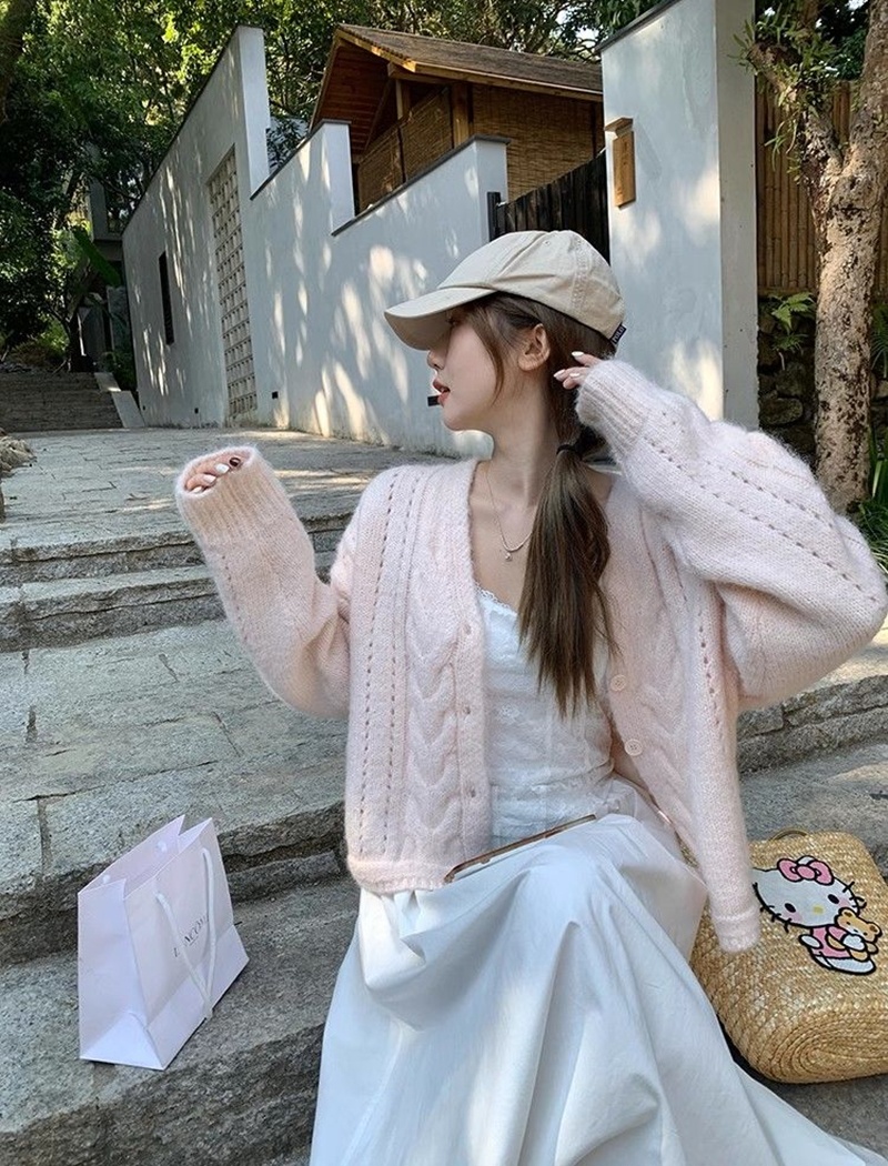 Autumn and winter simple sweater Korean style coat