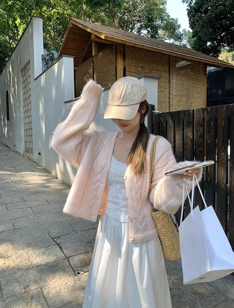 Autumn and winter simple sweater Korean style coat
