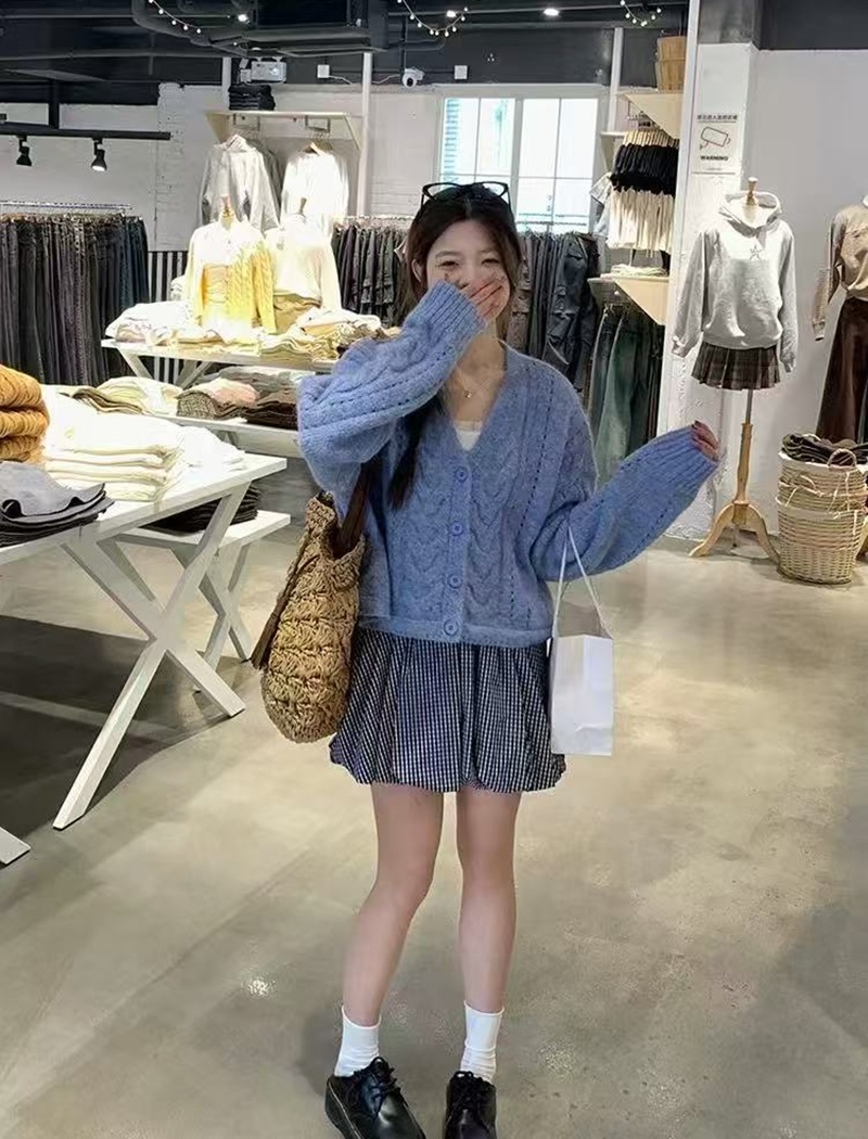 Autumn and winter simple sweater Korean style coat