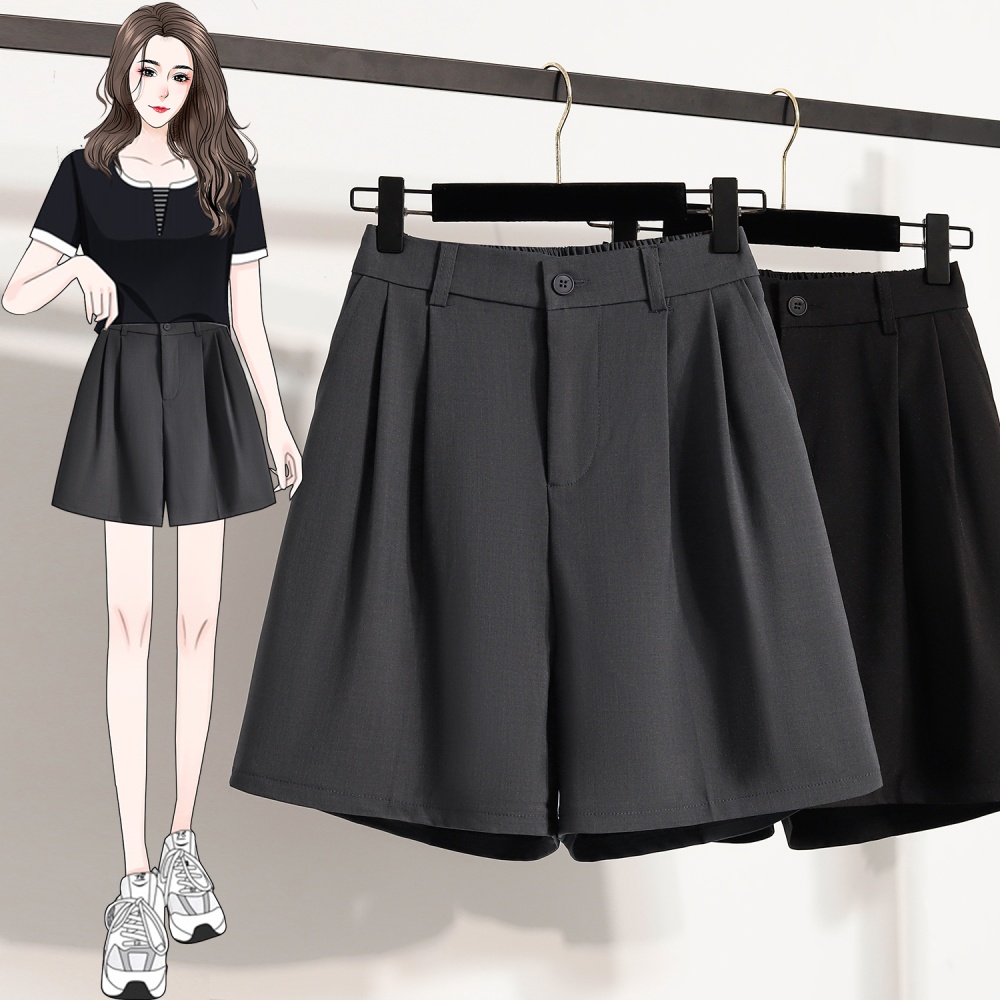 Slim high waist business suit Casual shorts for women